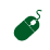 Mouse icon green