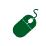 Mouse Icon Green