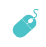 Teal Mouse icon